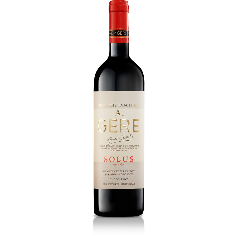 SOLUS  2017 Merlot Villany premium BY GERE