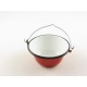 Red Cauldron Table Serving 0.8L  / Mini talalo bogracs