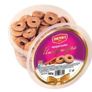 Cinnamon Ring Biscuit Mini in a bucket 700g by Detki