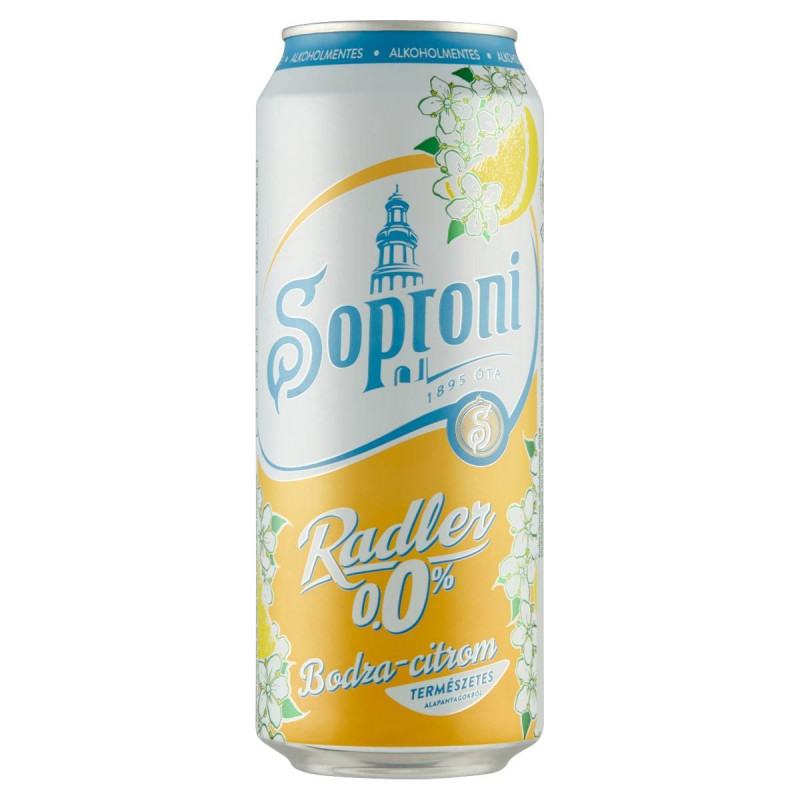 Non-Alcoholic Elderberry and Lemon Beer 0,5 l