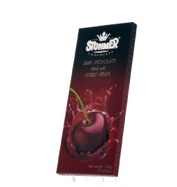 Sour cherry dark chocolate 100g by Stuhmer