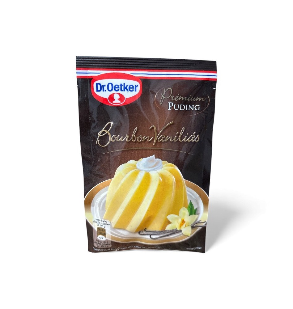 Vanilla Bourban Premium Belgian Pudding Dr Oetker 36g