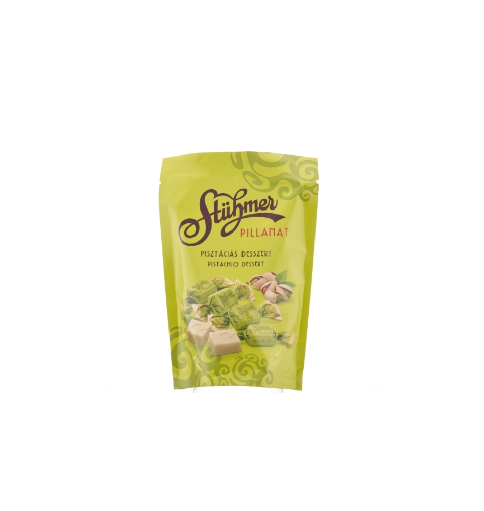 White chocolate with Pistacio Cream filling 100g by Stuhmer