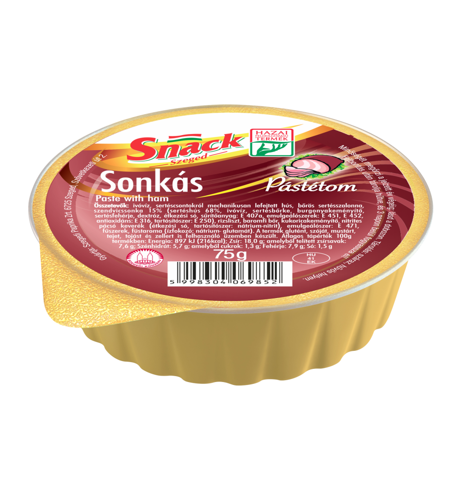 Liver Paste with Ham 75g Snack