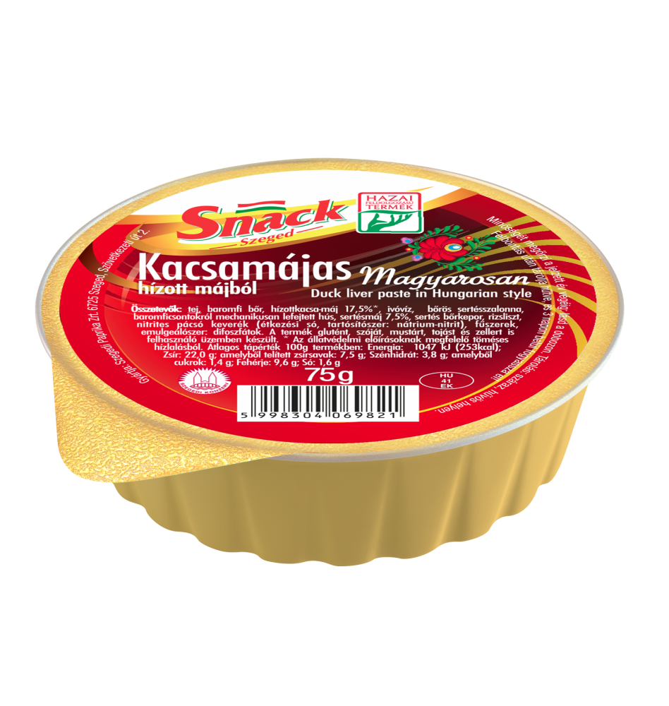 Duck liver paste in Hungarian Style 75g