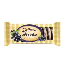 Blackcurrant Sponge Biscuits with Jelly in Chocolate 135g – Delisana
