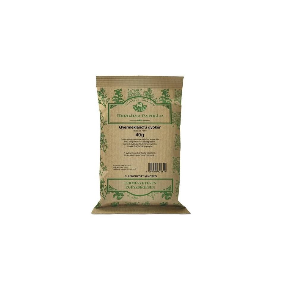 Dandelion Root 40g / Gyermeklancfu Gyoker Herbaria Hungary