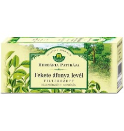 Bilberry leaf Tea 25bags / Fekete Afonya Level Tea Herbaria Hungary