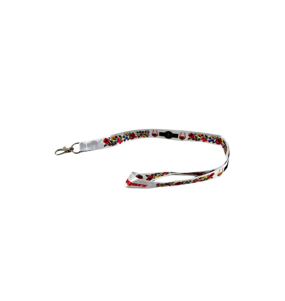 Lanyard Bolyhos Kalocsa print